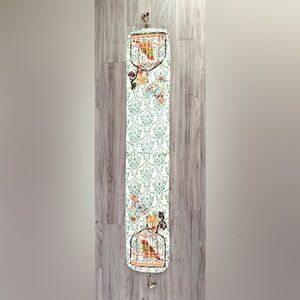 Pier 1 Imports‎ Bird and Butterfly Table Runner Colorful Bohemian Classic Tassel
